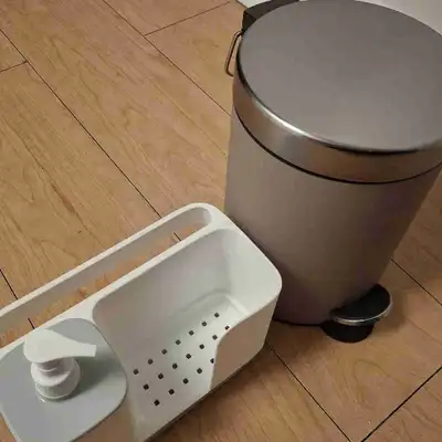 Ikea Ekoin slow-closing trash can Ikea Cutlery Tray 2X Sink Caddy Selling because of moving. Cash on...