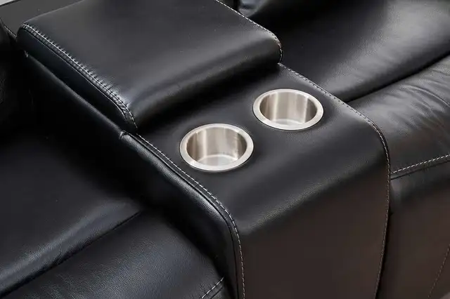 Modern 3-Piece Reclining Set – Power Headrest, Footrest, USB  in Couches & Futons in Laval / North Shore - Image 7
