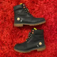 Timberland 6" Boot Spongebob Black (Men's Size 9)