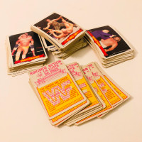 1985 WWF O Pee Chee Wrestling Cards Ringside Action Lot of 112