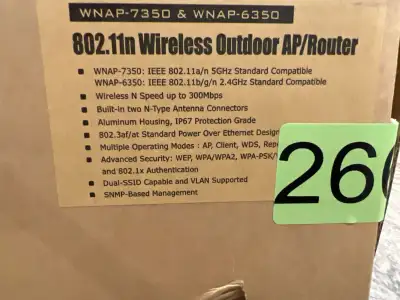 Planet WNAP7350 Outdoor AP/Router new in box, View more