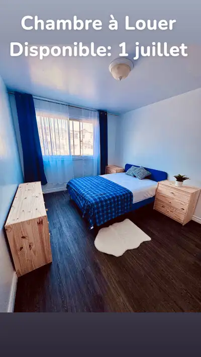 CHAMBRE MEUBLÉ TOUT INCLUS 850$