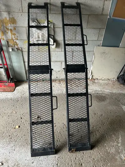 I have a pair of loading ramps for sale Perfect for loading ATV’s, Bikes, Home Appliances etc. 800lb...