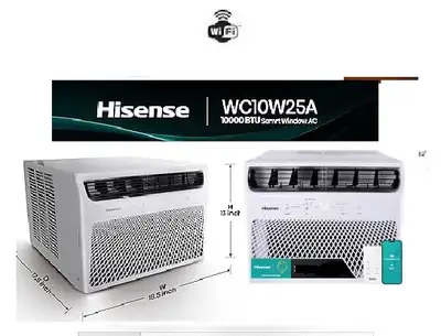 WINDOW AIR CONDITIONER-10.000BT-IN BOX-WARRANTY-$249-NO TAX, View more