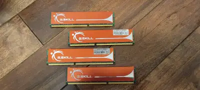 GSKILL Memory 8GB (4x2GB) DDR3 -1600 (PC3-12800) 1.50V Intel XMP, View more
