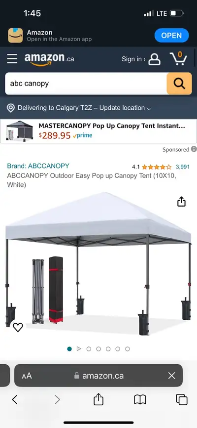 Abc canopy outdoor tent 