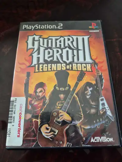 Mint copy of Guitar hero 3 for the Playstation 2. $10, pickup in Woodbine SW.