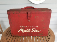 Mall Saw vintage Circular Saw tool box case - rare