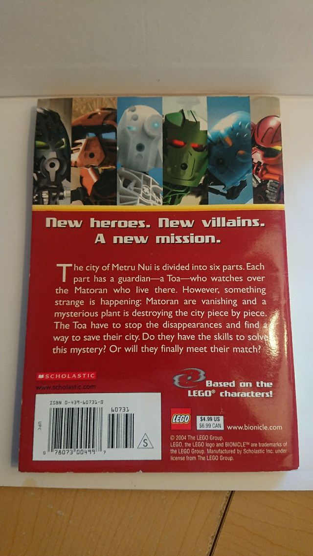 Bionicle Adventures #1: Mystery of Metru Nui Paperback – 2004 in Children & Young Adult in Thunder Bay - Image 2