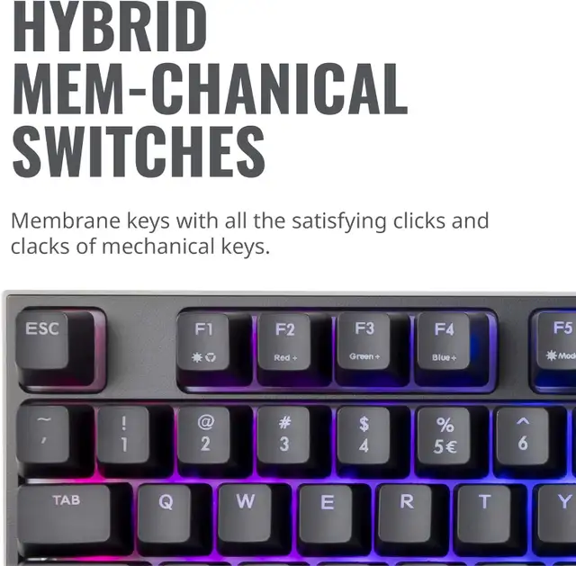 NEW MasterSet MS121 Keyboard and Mouse Set (Cooler Master) Black in Mice, Keyboards & Webcams in Markham / York Region - Image 4