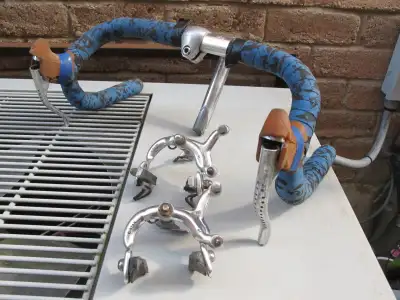 Racing road bike Aero Drop handlebar + brakes Alps Japan C-Star, View more