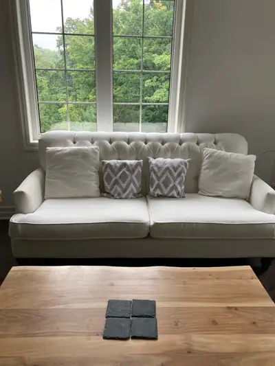 White fabric Sofa, View more