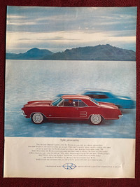 1963 Buick Riviera Original Ad
