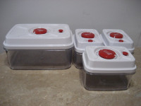 4 Kuraidori Vac N Store food saver containers