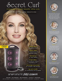 BNIB InfinitiPro by Conair Secret Curl Snap Rollers