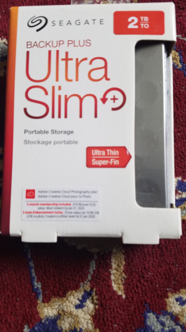 Seagate Ultra Slim portable storage 2TB in Flash Memory & USB Sticks in Ottawa