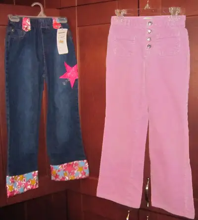 girls size 7 pants set of two, View more