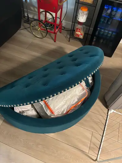 ottoman velour storage , View more