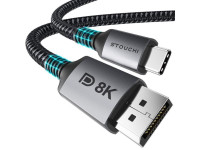 USB C to DisplayPort 1.4 8K Cable Stouchi 1.8M/6Ft Thunderbolt 3