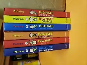 8 BIG NATE BOOKS HARDCOVER LIKE NEW