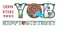 MLB Baseball Kids Birthday Party Decoration Kit