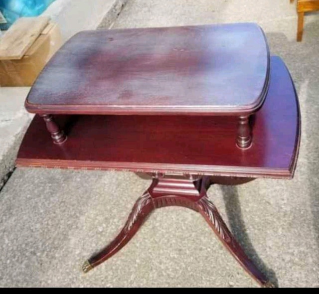 Duncan Phyfe Two Tier Table Coffe Tea Mahogany Coffee Tables St. Catharines Kijiji