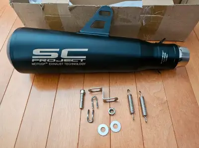 Motorcycle exhaust pipe. SC project MOTOGP Exhaust technology. Fits most Motorcycle brands kawasaki,...