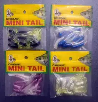 BRAND NEW - Pack of Mini Tail Fishing Rig Skirts - bass crappie