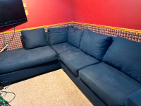 Sectional sofa that is in lightly used condition.