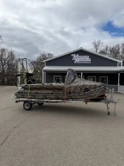 2021 Bepet air boat package. Complete with trailer, have enclosure top and a winter cover as well. U...