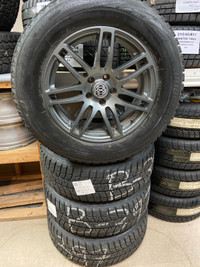 235/65/R17 Bridgestone Blizzak winter tires on Audi Q5 wheels