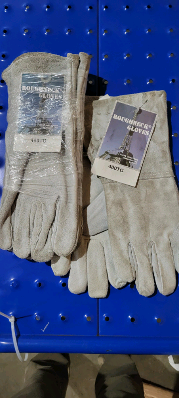 These have some shelf dirt but have never been used.. The price is for two pairs, not each. Welding...