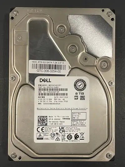Toshiba/Dell 8TB SATA Hard Drive MG06ACA800EY, View more