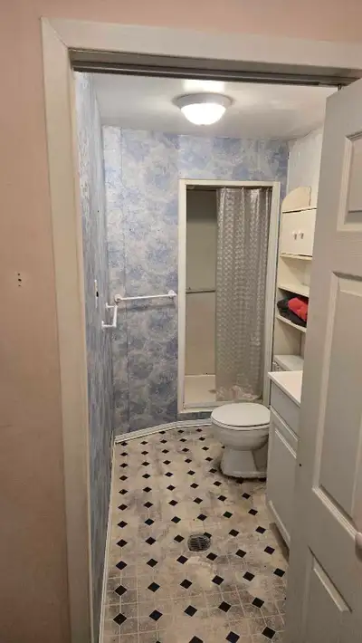 One big bedroom with attached washroom and big living room with fireplace available for rent in newm...