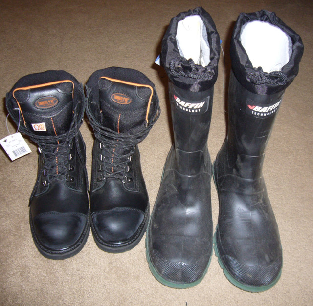 Steel Toe Work Boots or Rubber Boots in Men's Shoes in Edmonton