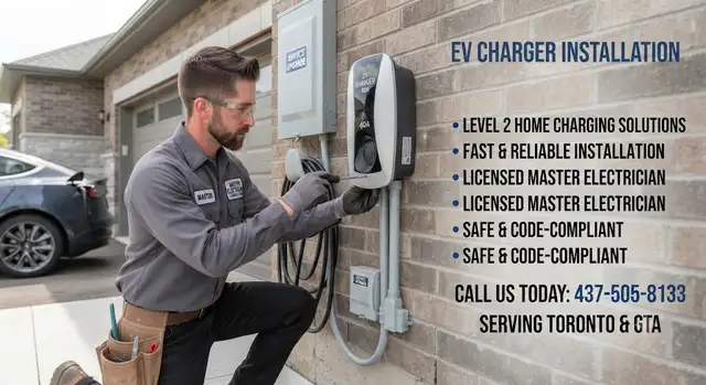 EV Charger Installation — Licensed Master Electrician 