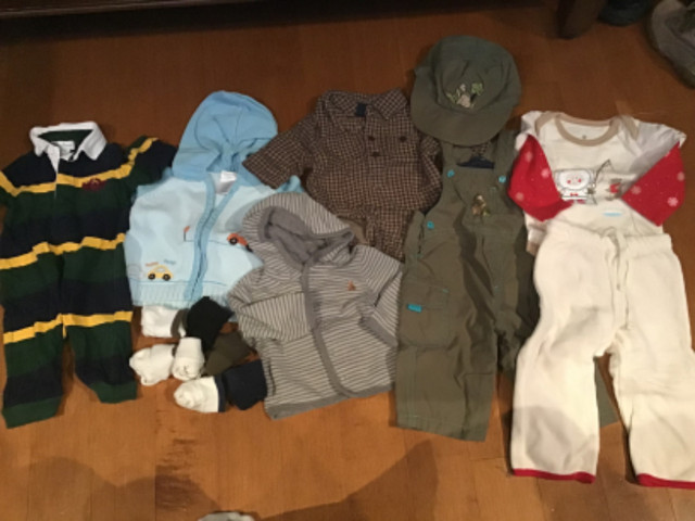 8 +7 PIECES 0-3 MNTH PLEASE MUM GAP GYMBOREE RALPH BRAND CLOTHES in Clothing - 0-3 Months in Peterborough