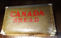 salvaged ADVERTISING 1920s INDUSTRIAL BIN Canada Bread KENNETT