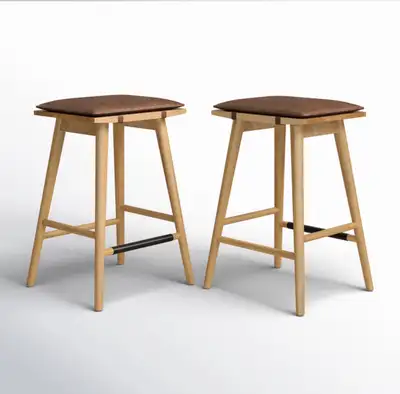  Wood counter stools, View more
