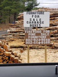Bonds Pine Furniture Sign Info
