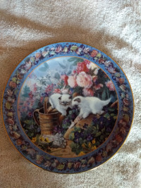 Fuzzy Fun collector plate by Glenna Kurz