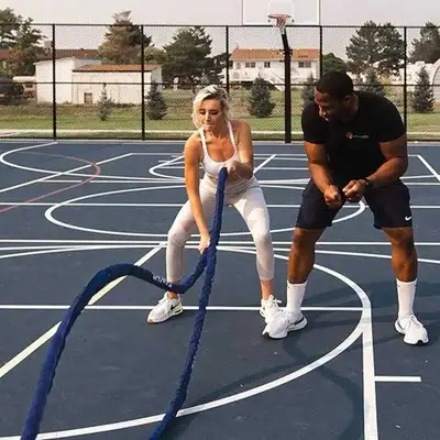 30 ft 1.5" Workout Battle Rope Exercise Training, View more