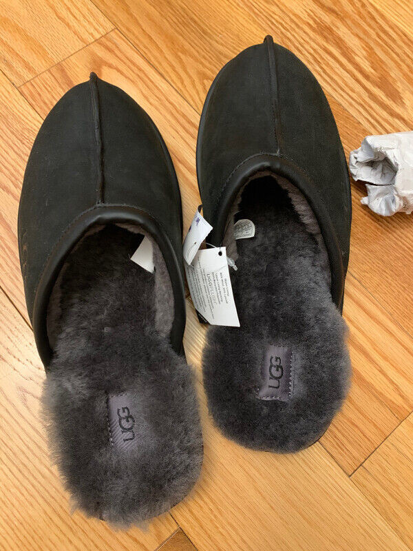 New UGG Men's Scuff Leather, Sheepskin & UGGpure Slippers 12/45 dans Autre  à Ville de Montréal - Image 3