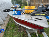 1992 Lund 14”  Yamaha  30 HP and Trailer