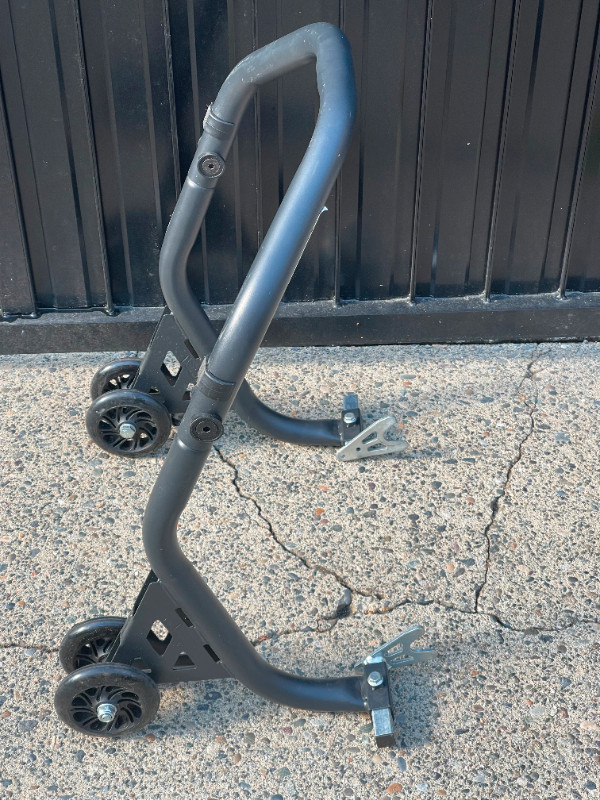 Motorcycle Rear Lift Stand with Dolly Wheels in Motorcycle Parts & Accessories in Burnaby/New Westminster - Image 2