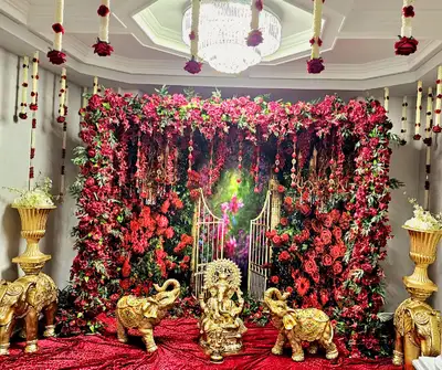 folding chair folding table mandap chair wedding chair wedding swing uril Ganesh Moorthy rental welc...
