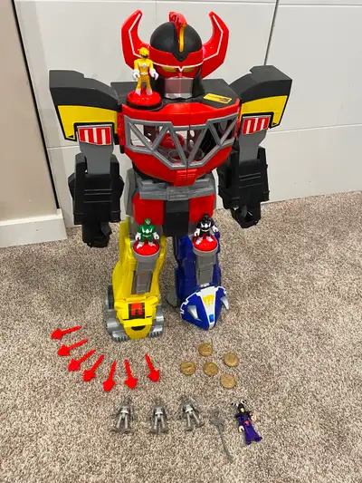 Includes additional figurines not part of the original set.