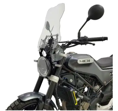 Fully adjustable up/down, and tilt. Excellent for hwy riding. Easily removable for city rides. Sold...
