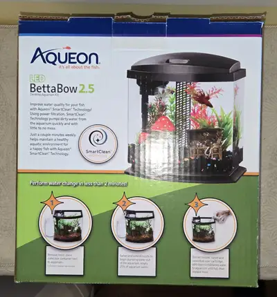 Betta Fish Aquarium Kit. Brand new in box., View more