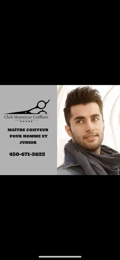 Coiffeuse Coiffeur barbier  avec expérience hommes et femmes., View more